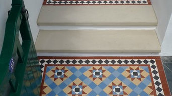 Multi Coloured Victorian Path Tiles 1