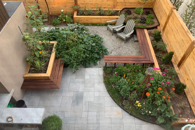 This is an example of a transitional landscaping in Denver.