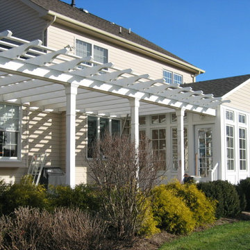 Sunroom with Adjoining Pergola