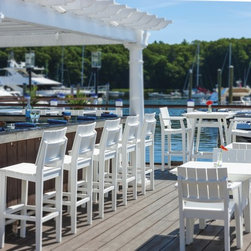 The Modern Adirondack Design bar side chairs - Outdoor Bar Stools And Counter Stools