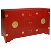 Dynasty Red TV Lift Cabinet