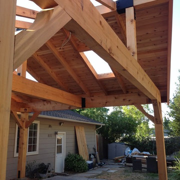 Graves' Cedar beam patio cover