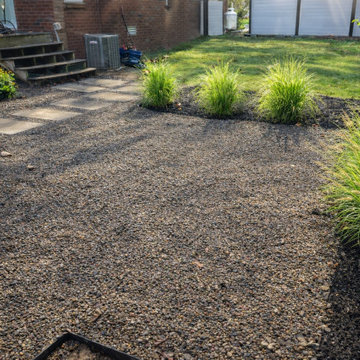 Modern Pea Stone Patio Installation in Clifton Park, NY