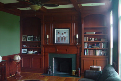 Elegant home office photo in Baltimore