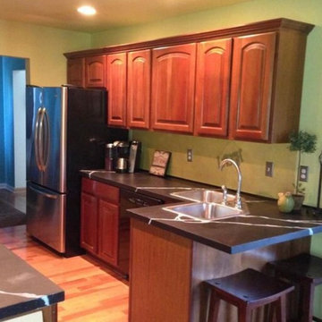 Faux soap stone counter top