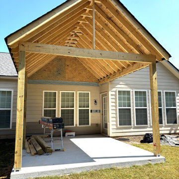New Covered Patio Concrete