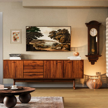 House interior inspired by Middle Eastern culture