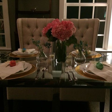 Styled dining spaces