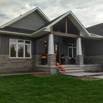 JAMES HARDIE BOARD & BATTEN & LAP SIDING - NIGHT GRAY - CARP