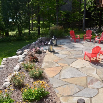 Flagstone patio