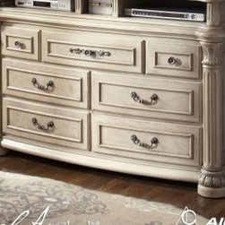 AICO Furniture - Media Cabinet Base - N53081B-03 - Home Office Accessories