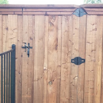 Cedar Board on Board Fence