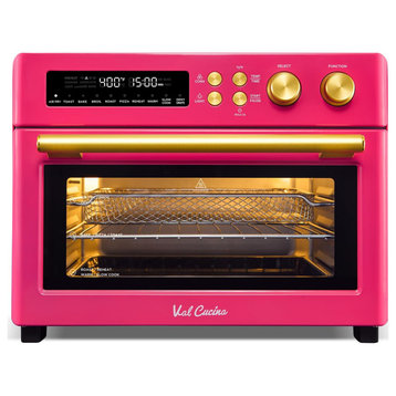Infrared Heating Air Fryer Toaster Oven, Extra Large Countertop Convection Oven, Bright Pink