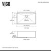VIGO All-In-One Ludlow Stainless Steel Undermount Kitchen Sink Set, 30"