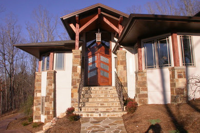 Craftsman exterior home idea in Raleigh