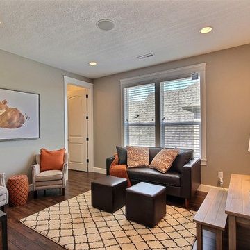 Family Room - The Brahmin - 2 Story Transitional