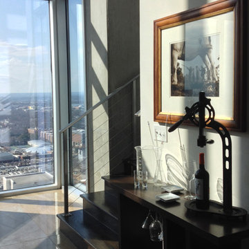 Stainless Steel Cable Railing - Rectangle Tube Top with Square Posts