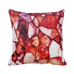 "Vague Wall" JTG Art Pillow - Decorative Pillows