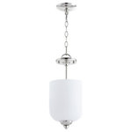 Quorum - Quorum 2911-8-62 Richmond - Three Light Dual Mount Pendant - Shade Included: TRUE* Number of Bulbs: 3*Wattage: 60W* BulbType: Candelabra* Bulb Included: No