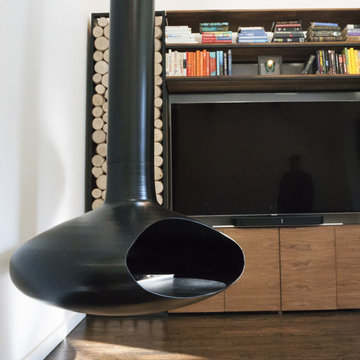 Multi Tiered Entertainment Center