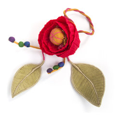 Red Poppy Napkin Ring | MacKenzie-Childs - Napkin Rings