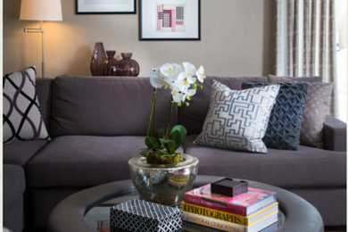 Living room - contemporary living room idea in Other