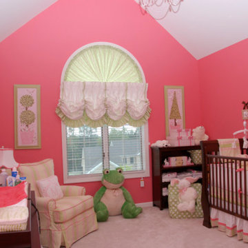 Nursery with Custom Window Treatments