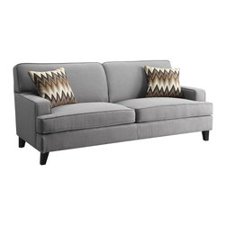 Finley Fabric Sofa | Cement - Sofas