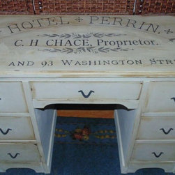 Painted Captain's Desk - Products