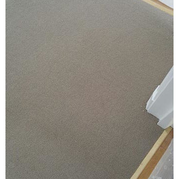 Brown Carpet Installation to Stairs