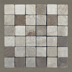 KAWI - Mist | 12" x 12" | Onyx Mosaic - Mosaic Tile
