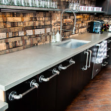 Rec room bar area