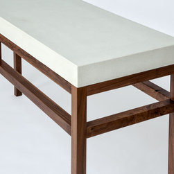 Lydia - Concrete Console Table - Console Tables