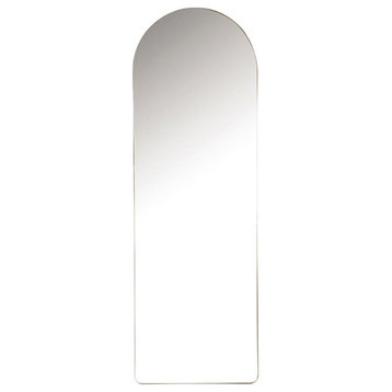 Coaster Stabler Modern Glass Arch-shaped Wall Mirror in Rose Gold