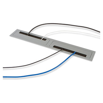 MAX8/2S - Reverse Door Aluminum Brush Grommet