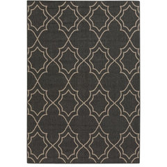 Surya Fowler 5 X 8 (ft) Gray Indoor Abstract Industrial Area Rug