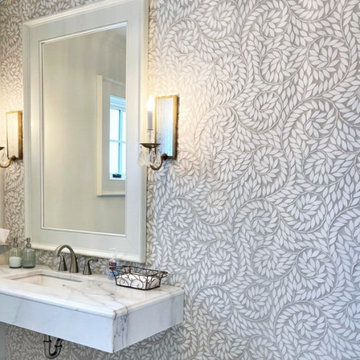 Stunning Tiled Bathroom for Historic NJ Wedding Venue