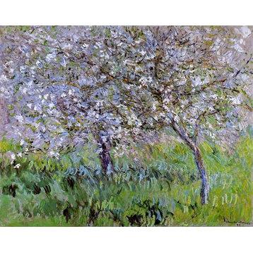 Claude Oscar Monet Apple Trees in Bloom at Giverny Wall Decal Print