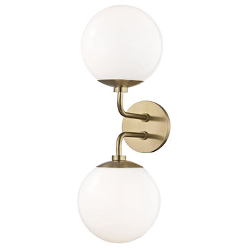 Mitzi Stella Two Light Wall Sconce H105102-AGB