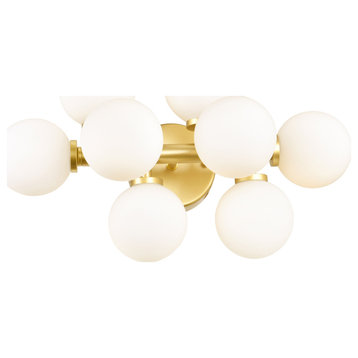 Arya Wall Sconce, Satin Gold, 18 Inches