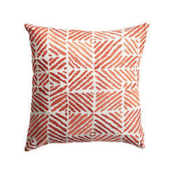 TRIBAL PILLOW - CORAL - Decorative Pillows