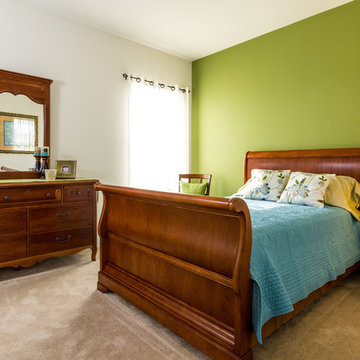 Watson Run New Home Community - Model Home Guest Bedroom