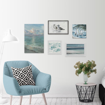 Aquatic Life Beyond Pentaptych