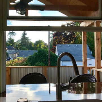 Kitchen Renovation, Pass-thru Window and Exterior Bar