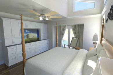 Elegant bedroom photo in Other