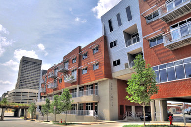 Example of a trendy exterior home design in Oklahoma City