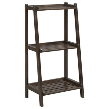 Dunnsville 3-Tier Ladder Shelf, Espresso