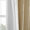 French Linen Curtain Single Panel, Walnut Beige, 50"wx84"l
