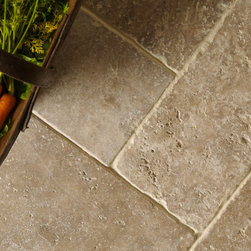 Noce Tumbled Travertine || Floors of Stone - Home Improvement