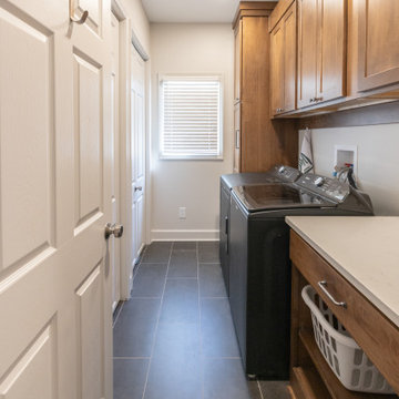 Olathe Kitchen Remodel with Powder Bath + Laundry Room Transformation